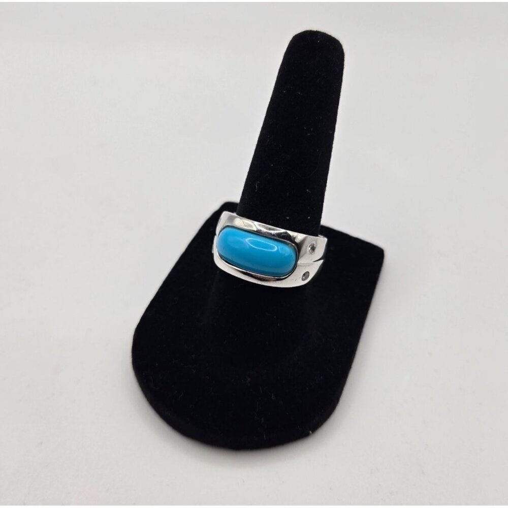 Dee Berkle DBJ Ring Size 7 Sterling Silver 925 Turquoise